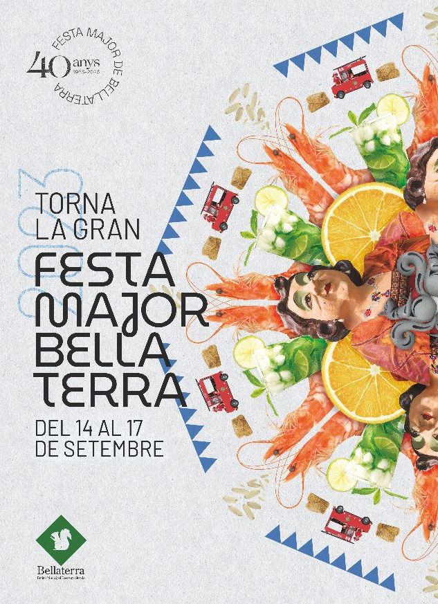 Cartel Festa Major Bellaterra 2023. Autora Blanca Brugera