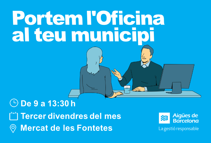 Imatge Oficina Mòbil Aigües Barcelona Imatge Oficina Mòbil Aigües Barcelona