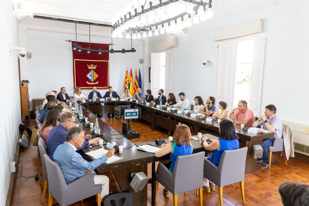 Imatge d'arxiu del ple municipal