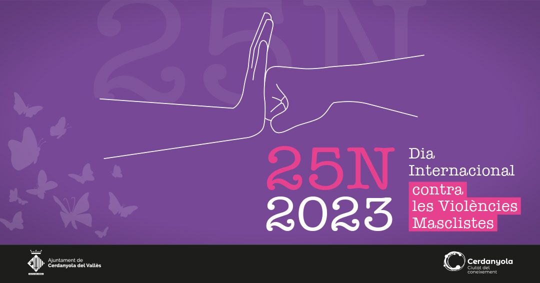 Imatge del Dia Internacional contra les Violències Masclistes 2023 a Cerdanyola