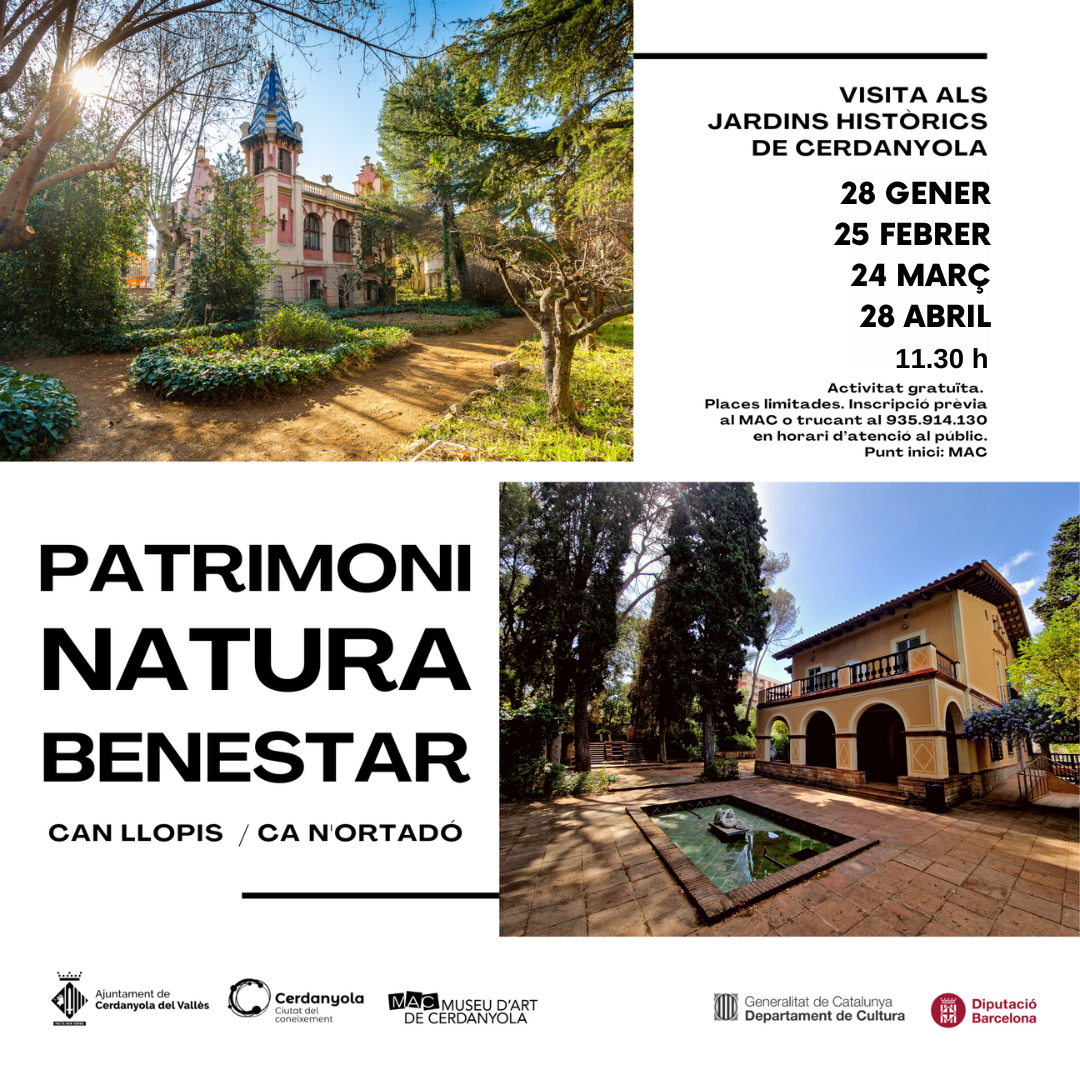 Visites guiades als jardins de Ca n’Ortadó i Can Llopis