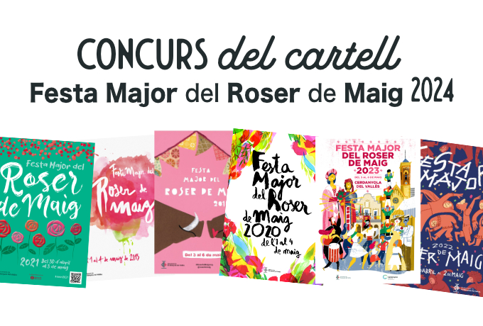 Concurs del cartell de la Festa Major del Roser de Maig 2024