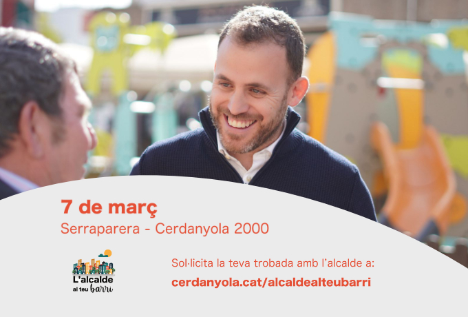 Imatge de la sessió de 'L'alcalde al teu barri' de març 2024