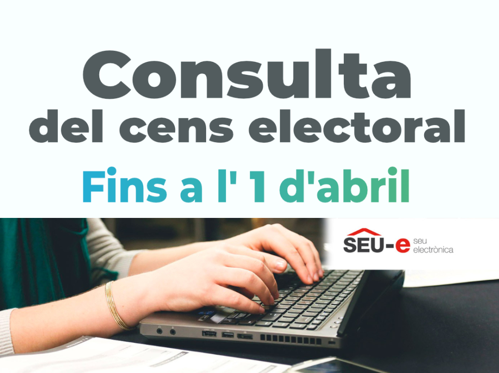 Consulta del cens electoral per a les eleccions autonòmiques del 12 de maig