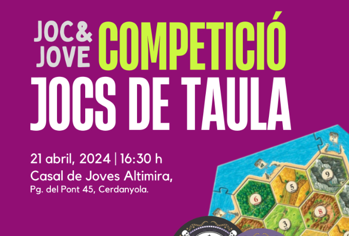 Imatge competició jocs de taula JOC&JOVE