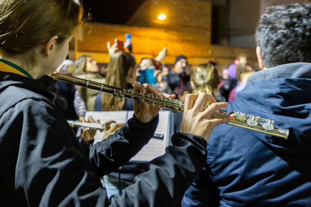 Fotografia d'arxiu d'un concert de l'Escola Municipal de Música Aulos