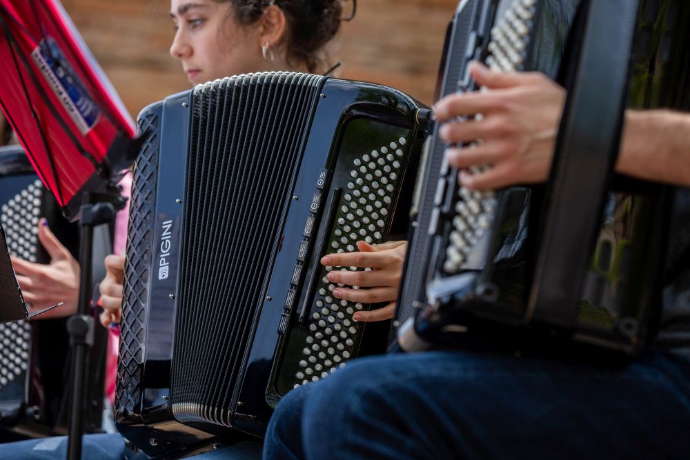 Fotografia d'arxiu d'un concert d'acordions d'AULOS