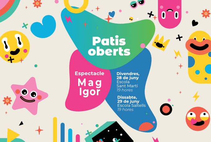 Imatge de la inauguració dels patis oberts