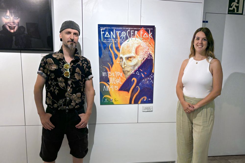 Ranfa Dengrà i Andrea Borrego van presentar el XV Fantosfreak a la sala Elisa Arimany