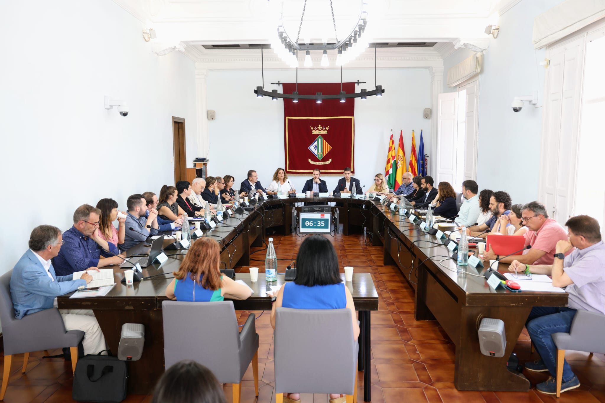 imatge de d'arxiu sessió ple municipal