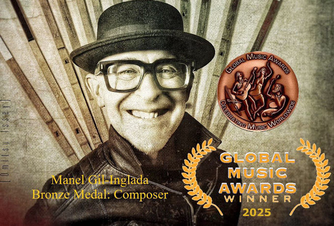 Manel Gil-Inglada premi Global Music Awards 2025