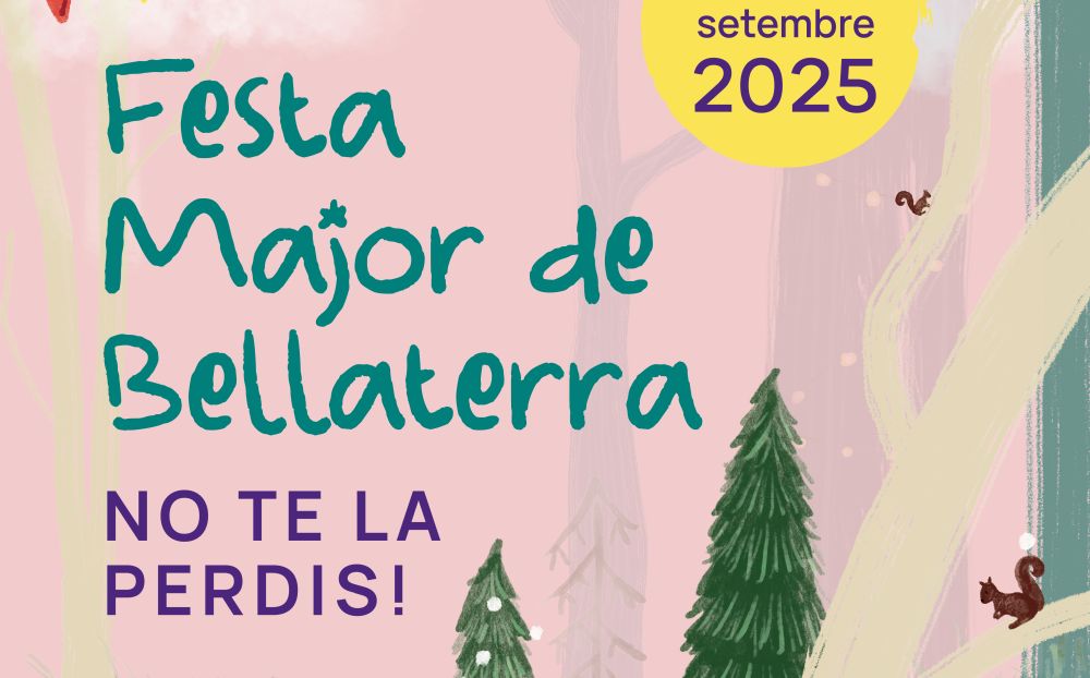 Part del cartell de la Festa Major de Bellaterra 2025