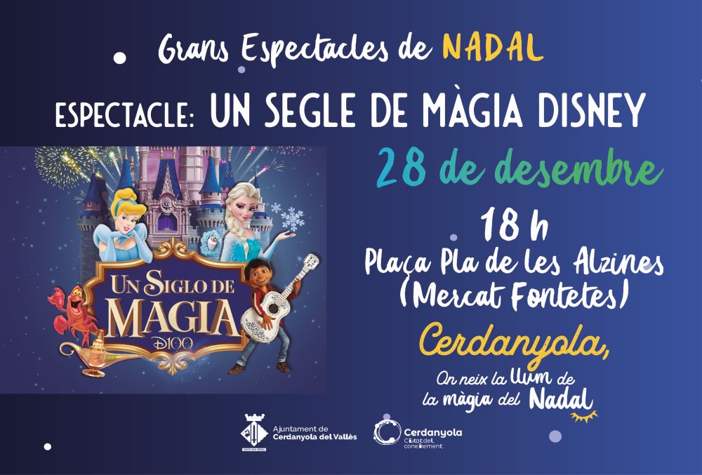 imatge espectacle familiar ‘Un Segle de Música Disney’ 