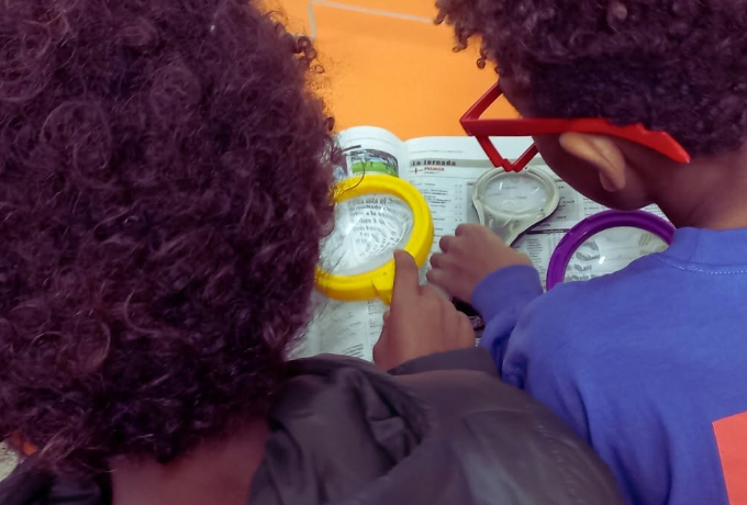 Fotografia d'arxiu d'activitats a l'Espai Infantil