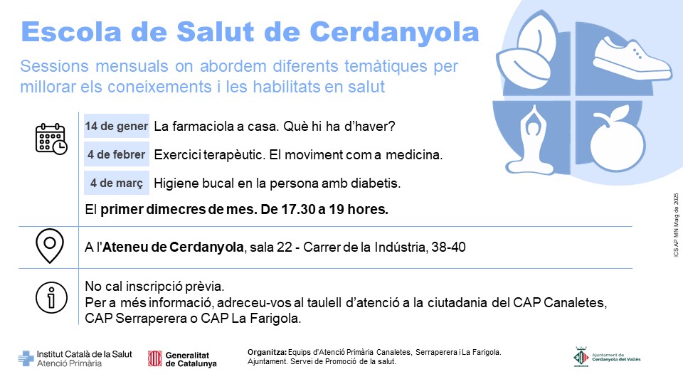 Imatge 1r Trimetres 2026 Escola de Salut