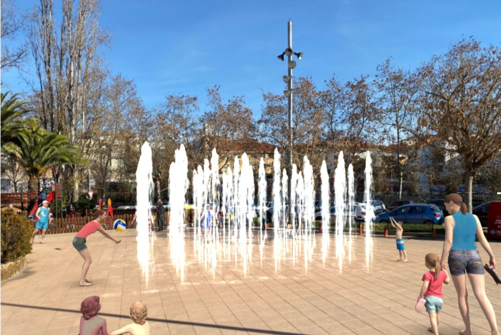 Render fonts plaça de la Pau