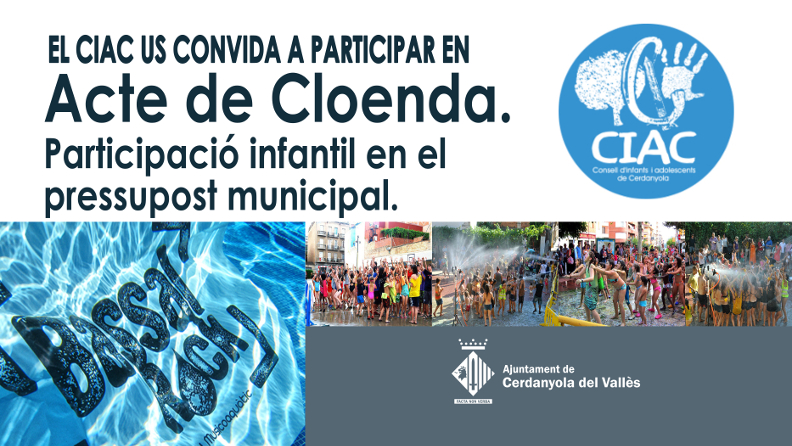 Banner del CIAC - Acte de cloenda