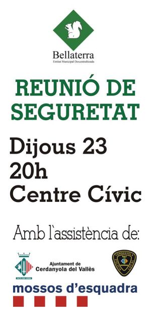 cartell de la reunió