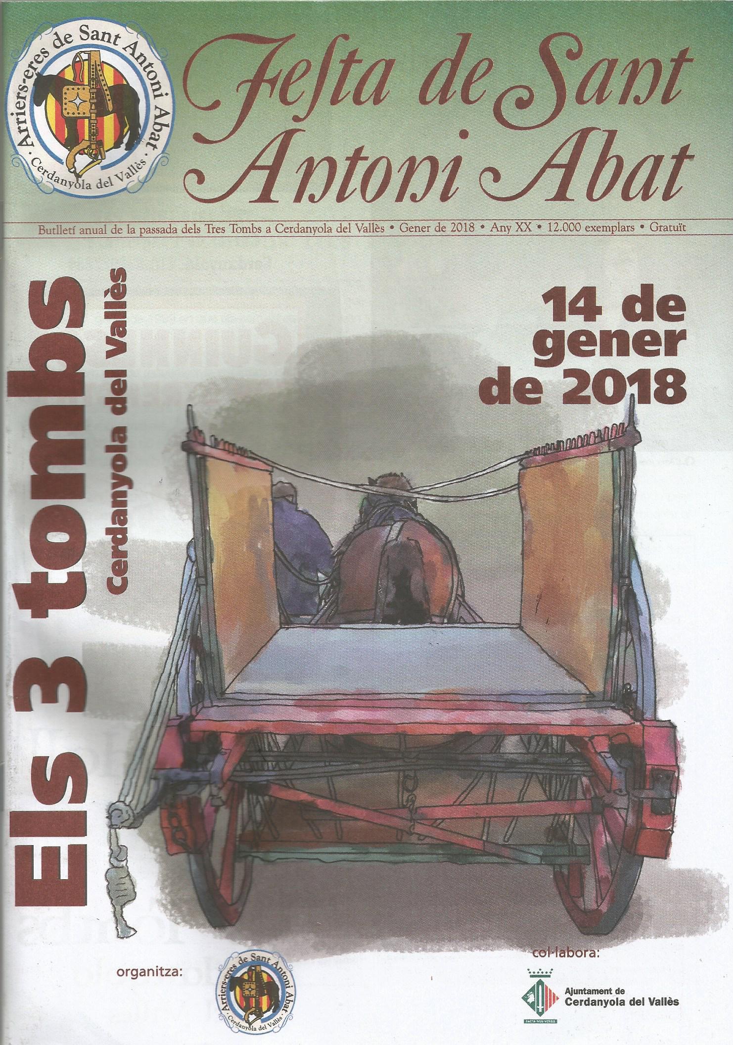 Portada de la revista de Sant Antoni 2018