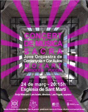 cartell del concert