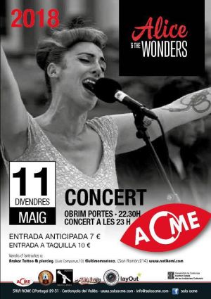 cartell del concert