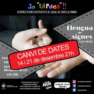 cartell de l'activitat