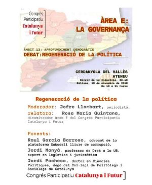 cartell de la xerrada cartell de la xerrada