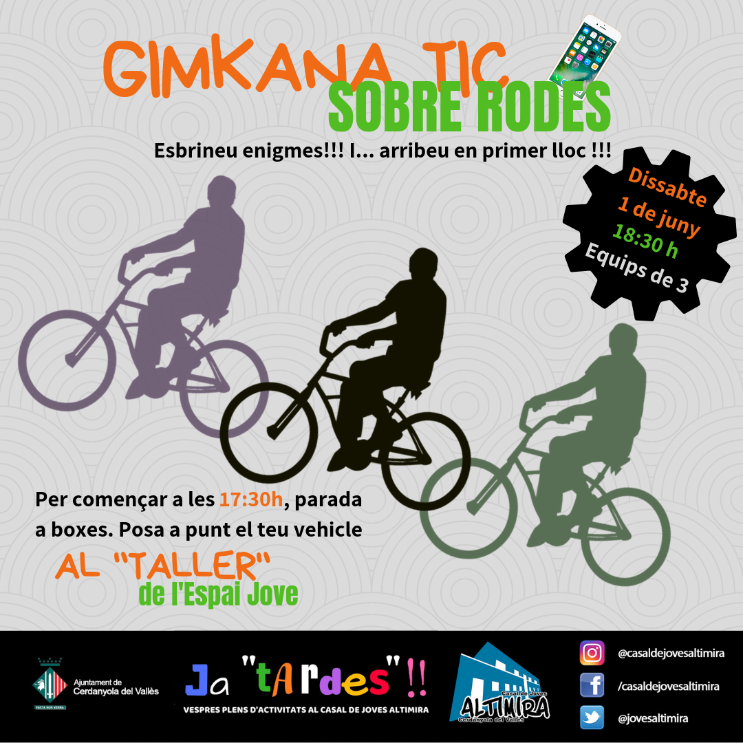 Cartell de la I Gimkana sobre rodes