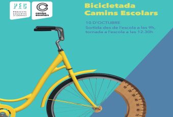 Cartell Bicicletada Camins Escolars