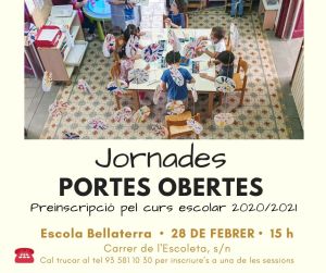 cartell de les portes obertes