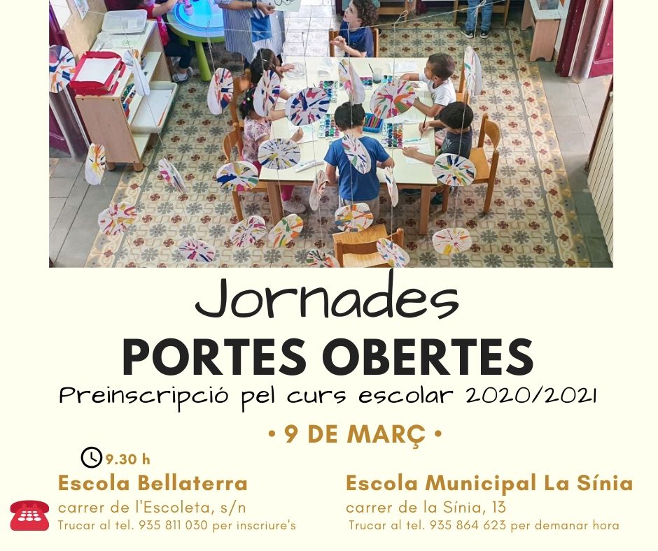 Portes obertes educació