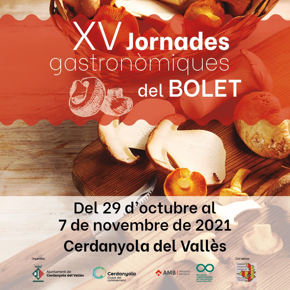 Imatge XV Jornades Gastronòmiques del Bolet 2021