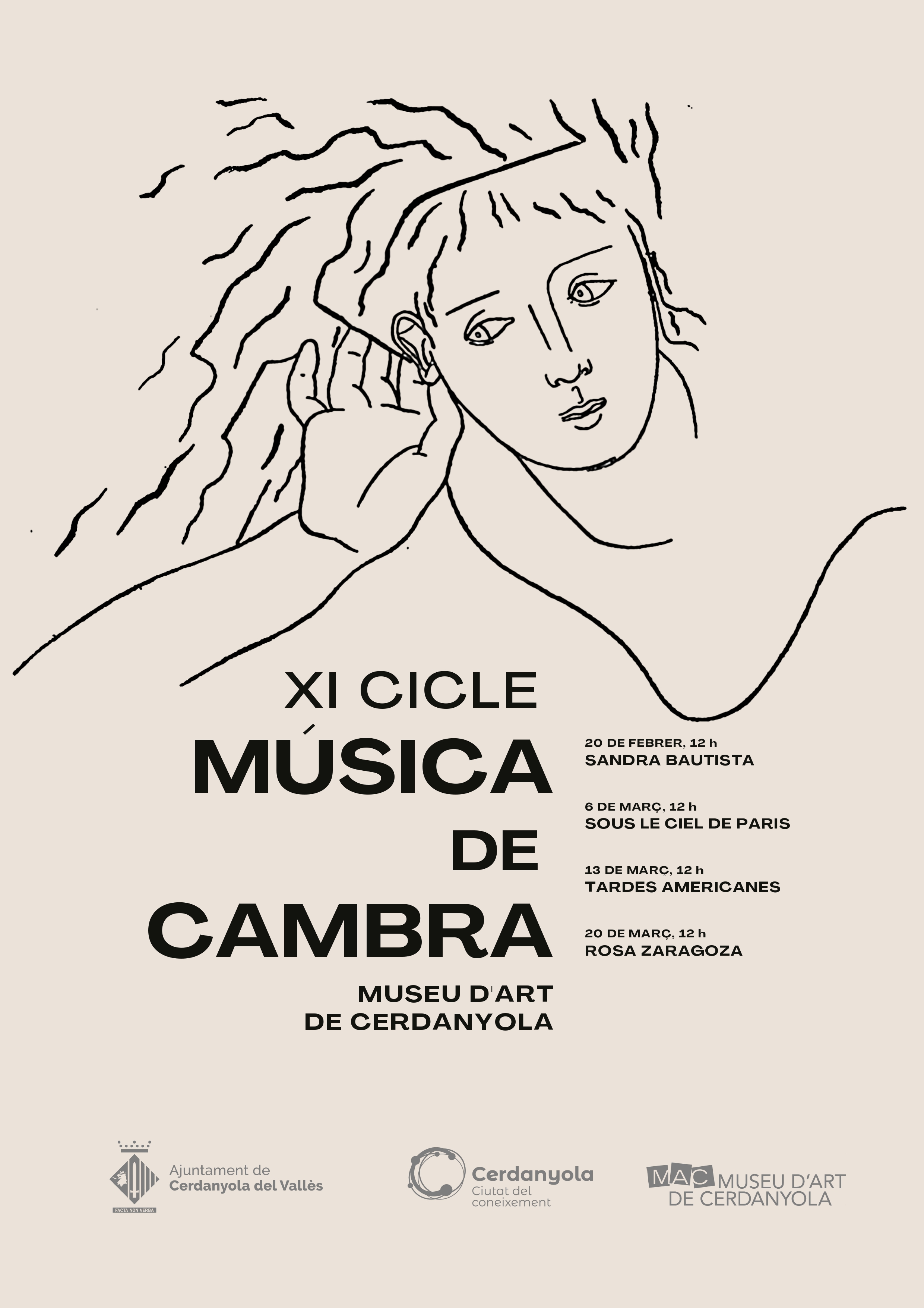 Cartell del XI Cicle de Música de Cambra Cartell del XI Cicle de Música de Cambra