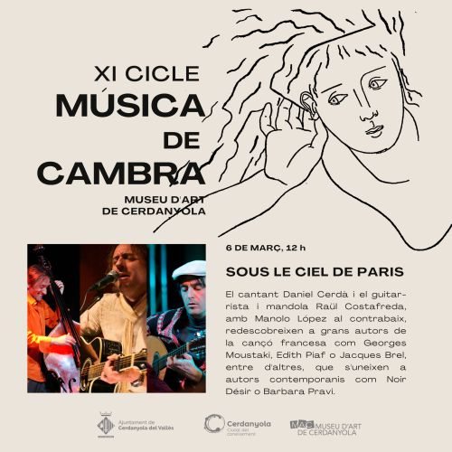 Sous le ciel de Paris en el Cicle de Música de Cambra