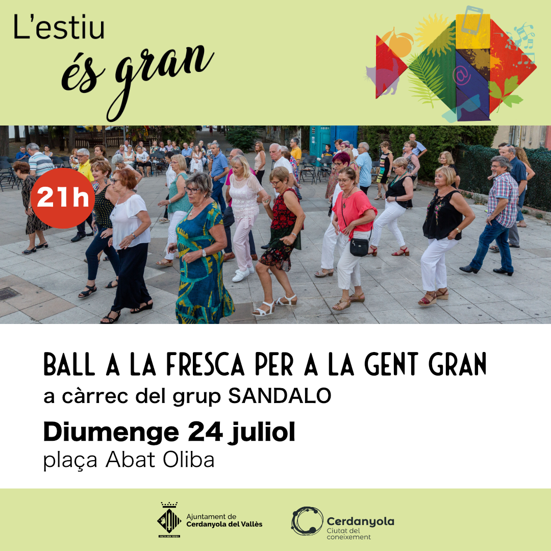 Ball a la fresca per a la Gent Gran