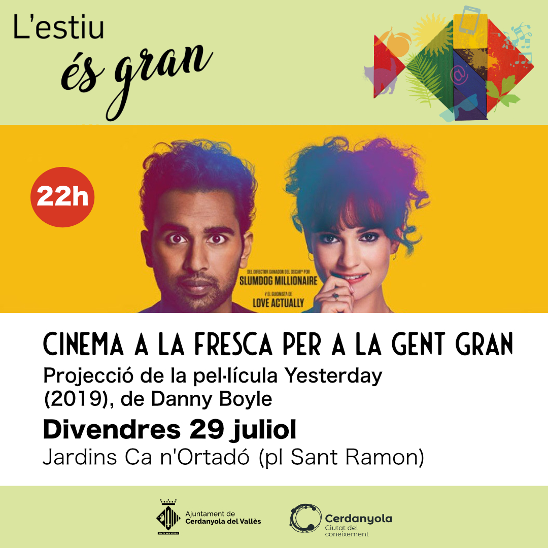 Cinema a la fresca per a la Gent Gran