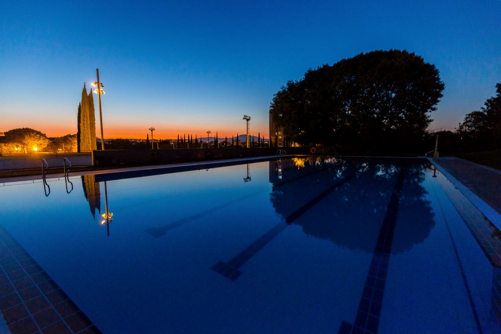 Piscina del Turonet nocturna