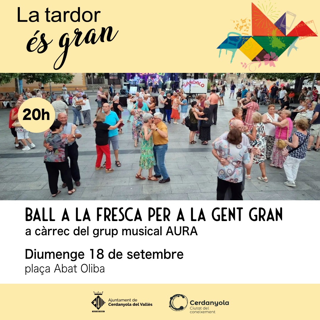 Ball a la fresca per a la Gent Gran