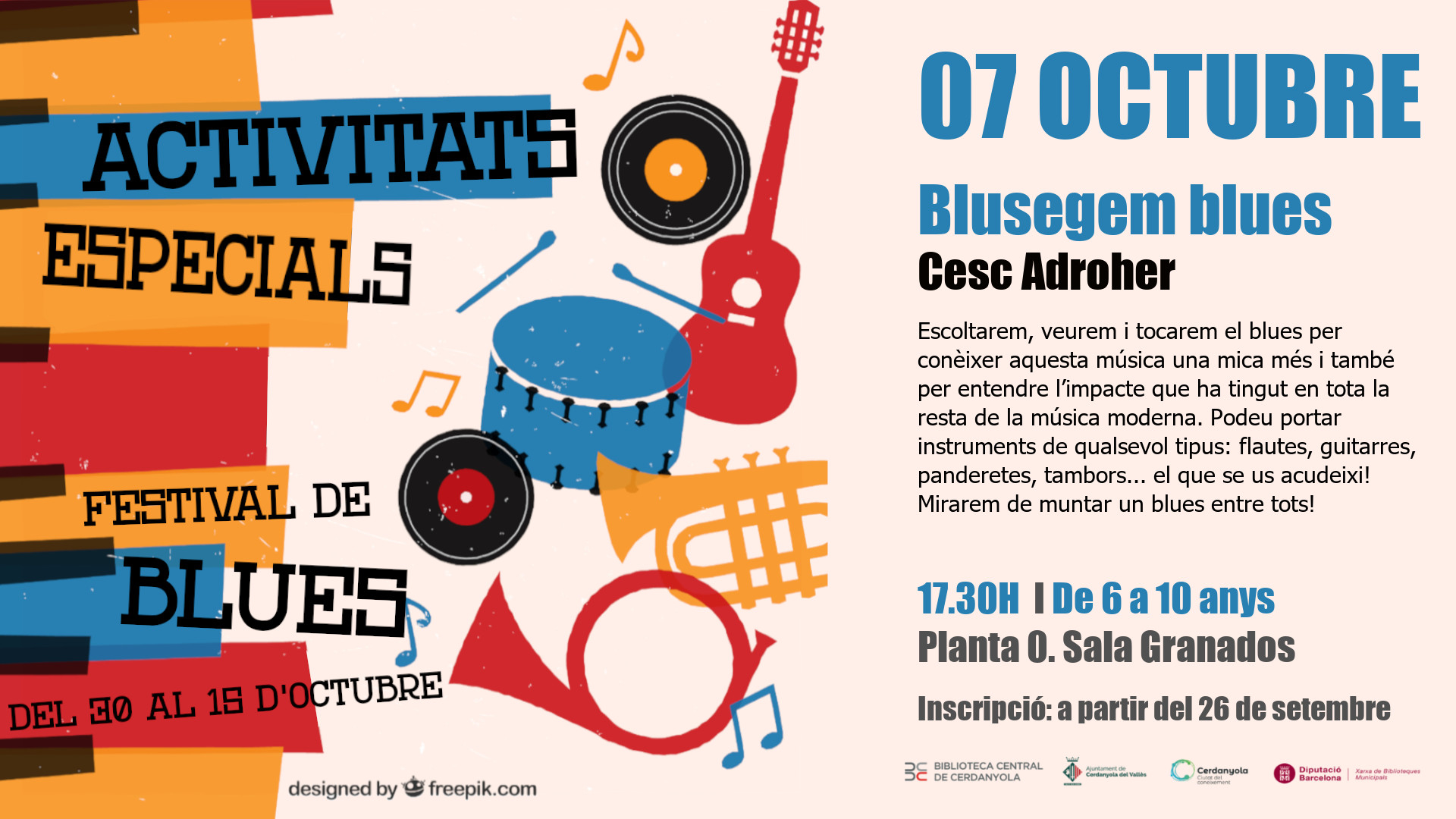 Taller vivencial Blusegem el Blues