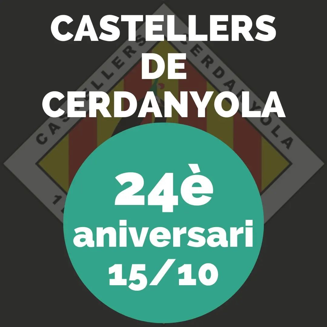 Diada 24è aniversari dels Castellers de Cerdanyola