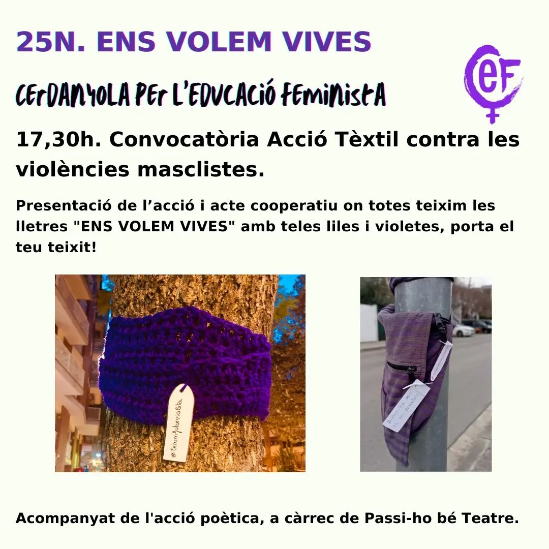 Activitat Ens volem vives