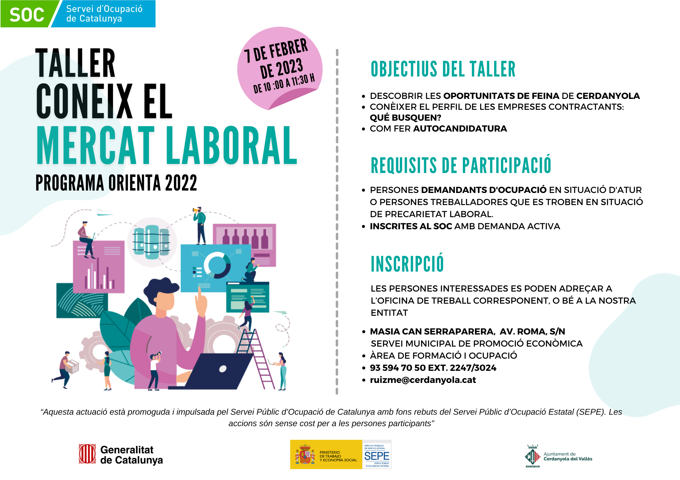 Imatge Programa Orienta 2022 - Taller coneix el mercat laboral