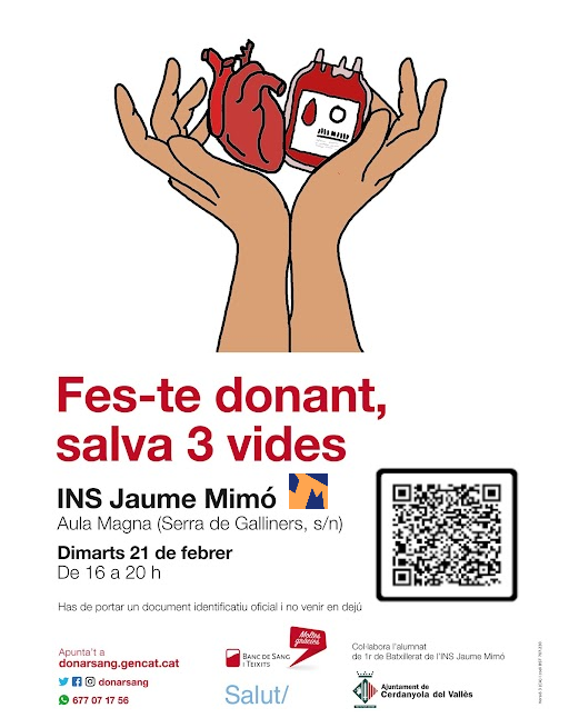 Imatge Donació de Sang INS Jaume Mimo