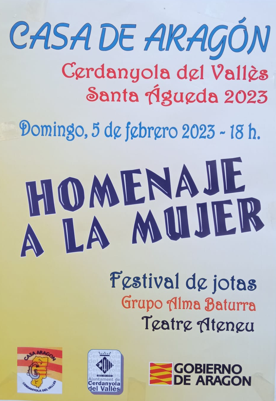 Imatge Homenatge a la dona Casa Aragó