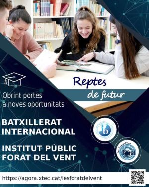 Imatge Portes obertes Forat del Vent Batxillerat Internacional 