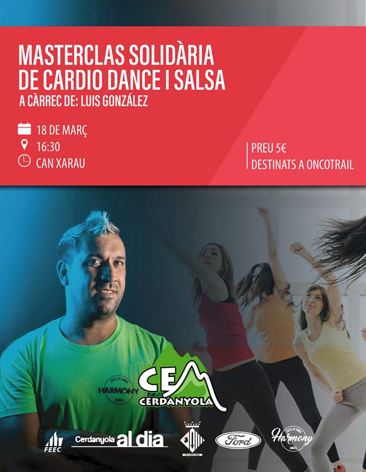 Imatge masterclass solidària de cardio, dance i salsa 