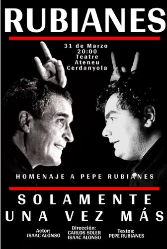 Imatge Teatre Solamente una vez más - Rubianes 