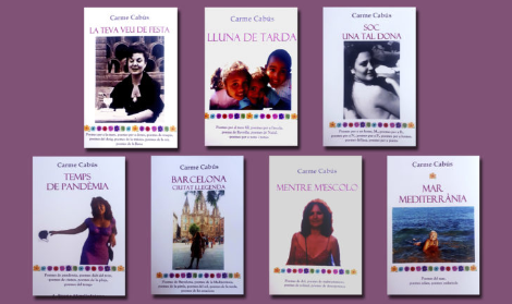 Imatge Presentació 7 llibres de poesia de Carme Cabús 