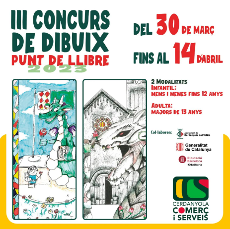 Imatge III Concurs de dibuix de punt de llibre  