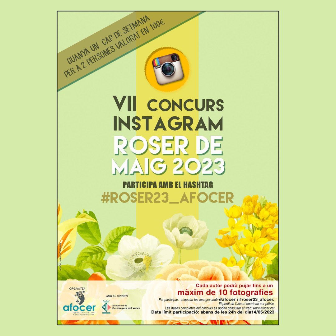 Imatge VII Concurs Instagram Roser de Maig 2023